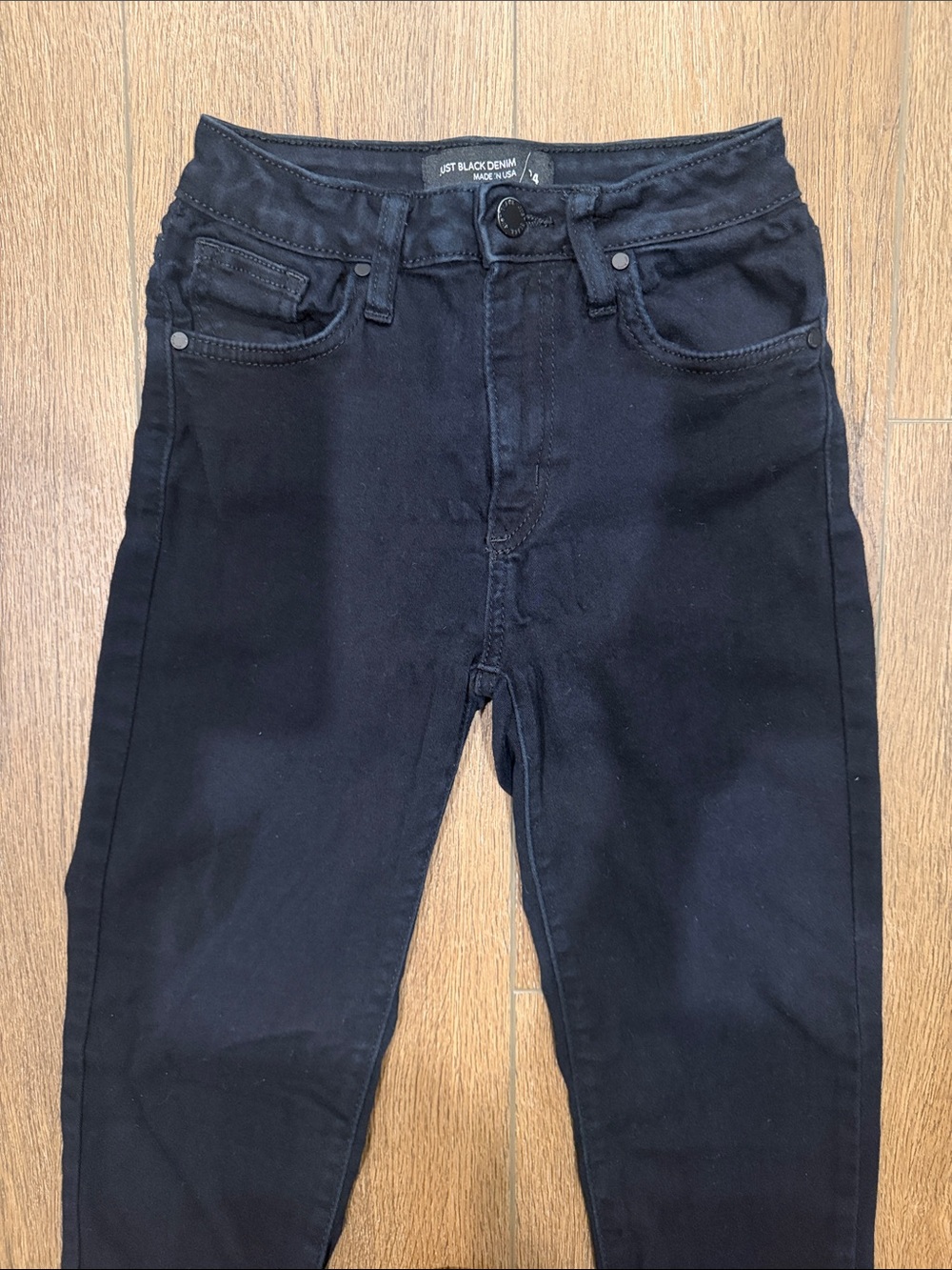 JUST BLACK DENIM Skinny Black Jeans - Picture 3 of 6